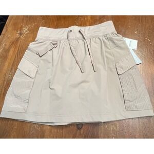 90 Degree by Reflex Citylite Trailblazer Cargo Hike Skort Tan Khaki Small NWT